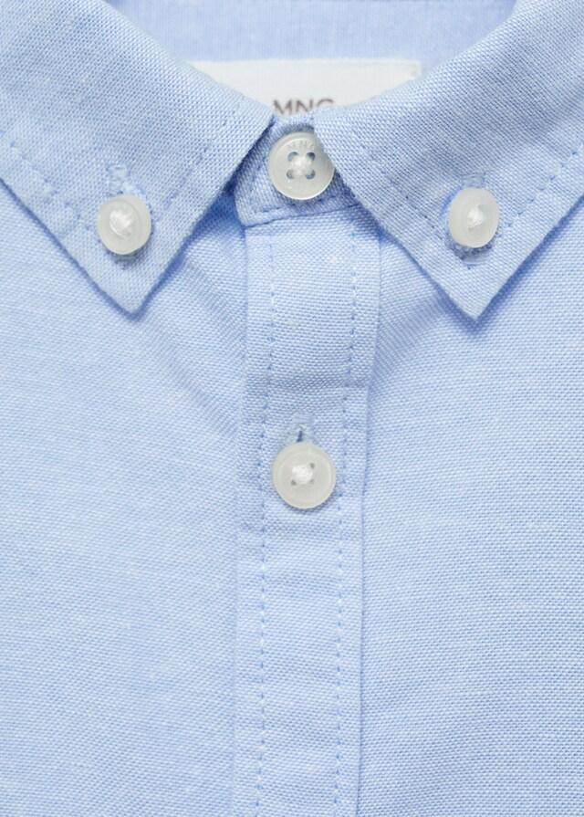Mango Oxford Cotton Shirt