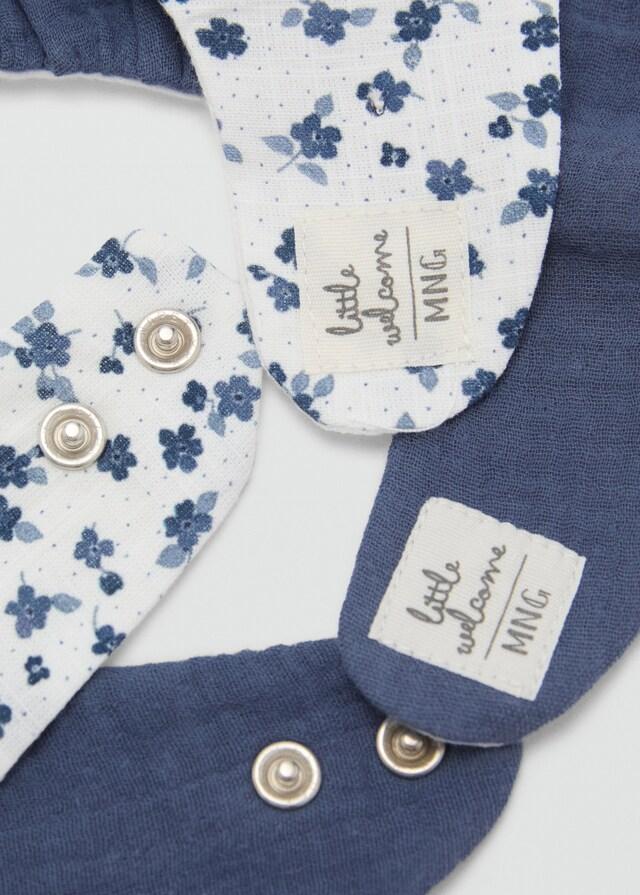 Mango Pack 2 Bavaglini Cotone