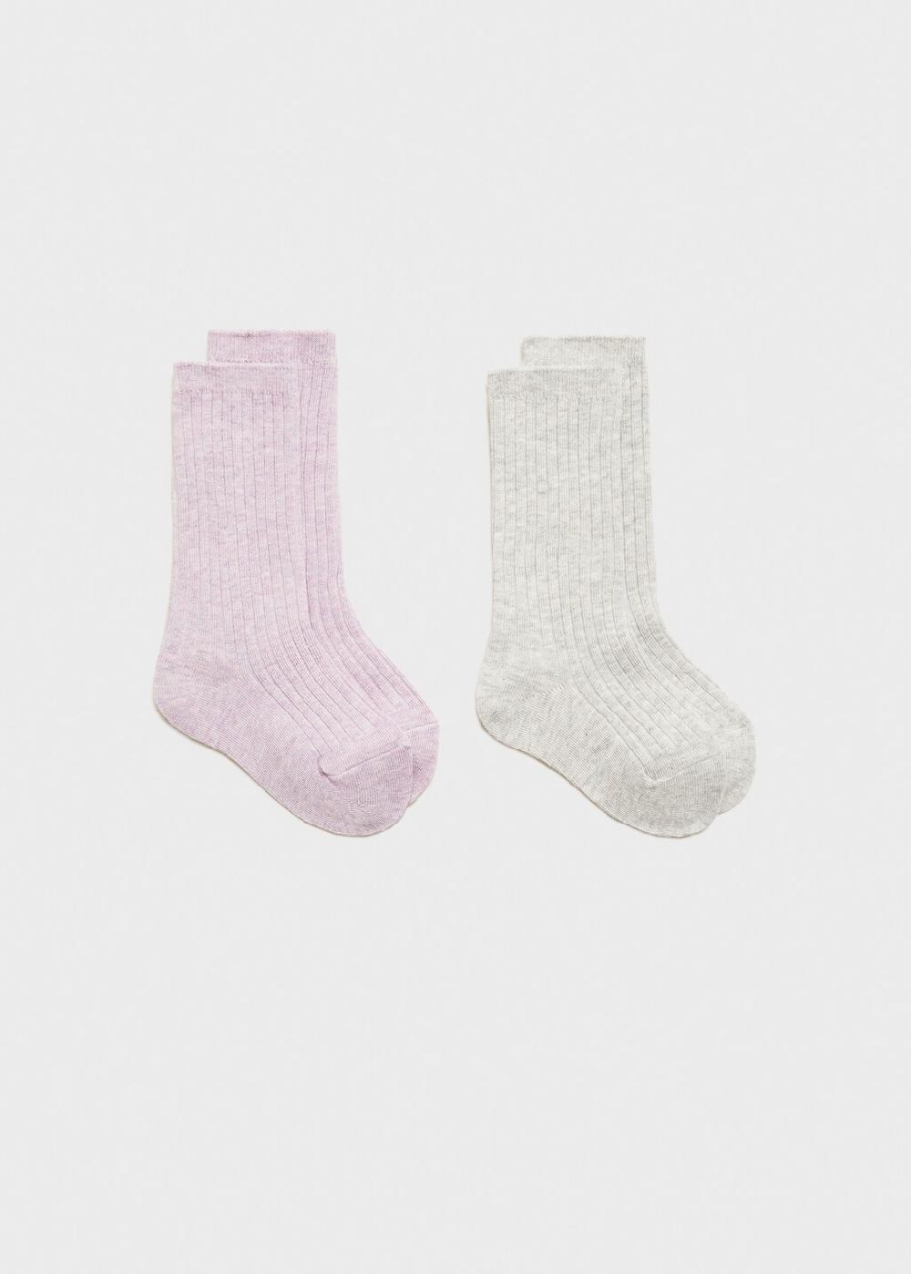 Mango Pack 2 calzini a coste