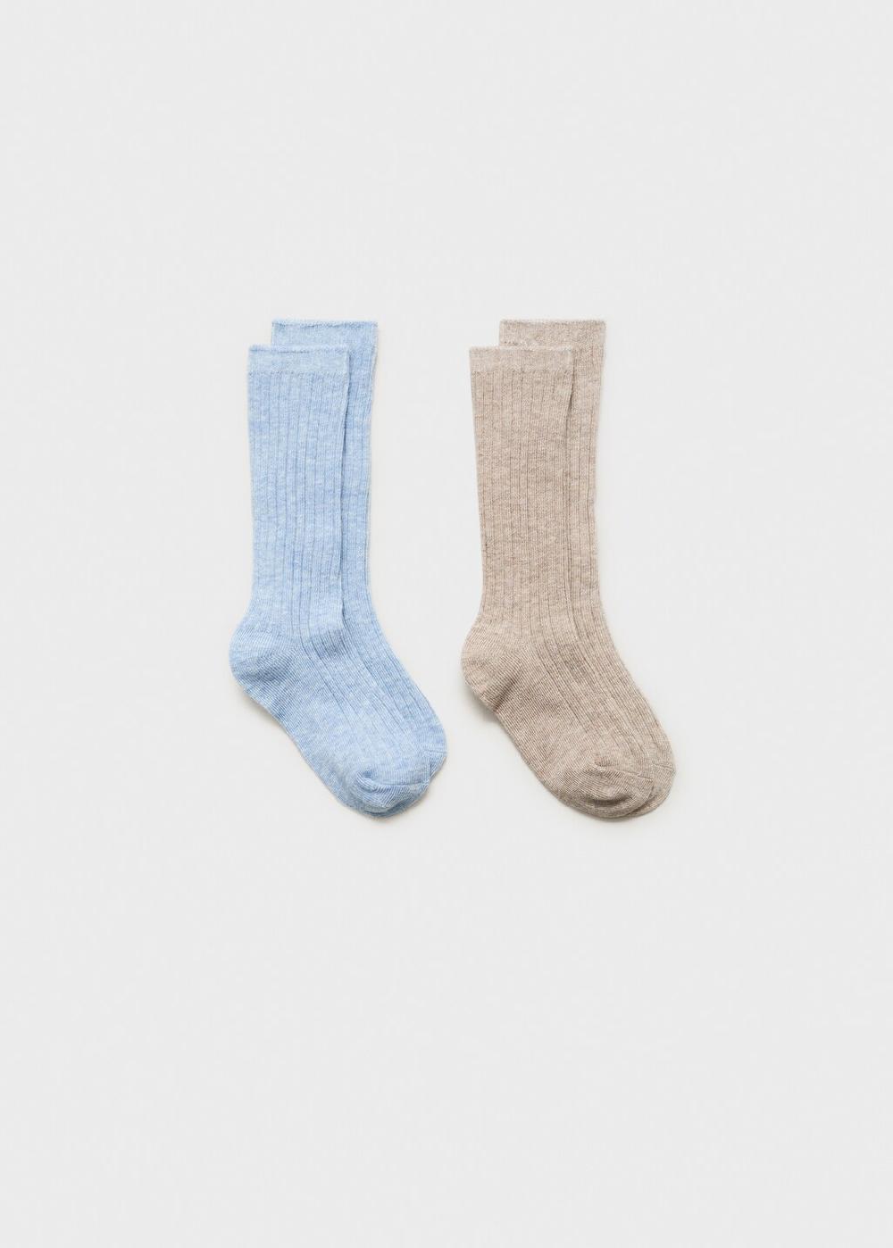 Mango Pack 2 calzini a coste