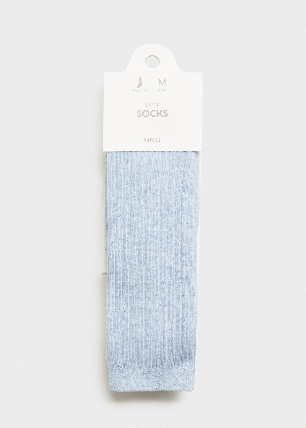 Mango Pack 2 calzini a coste
