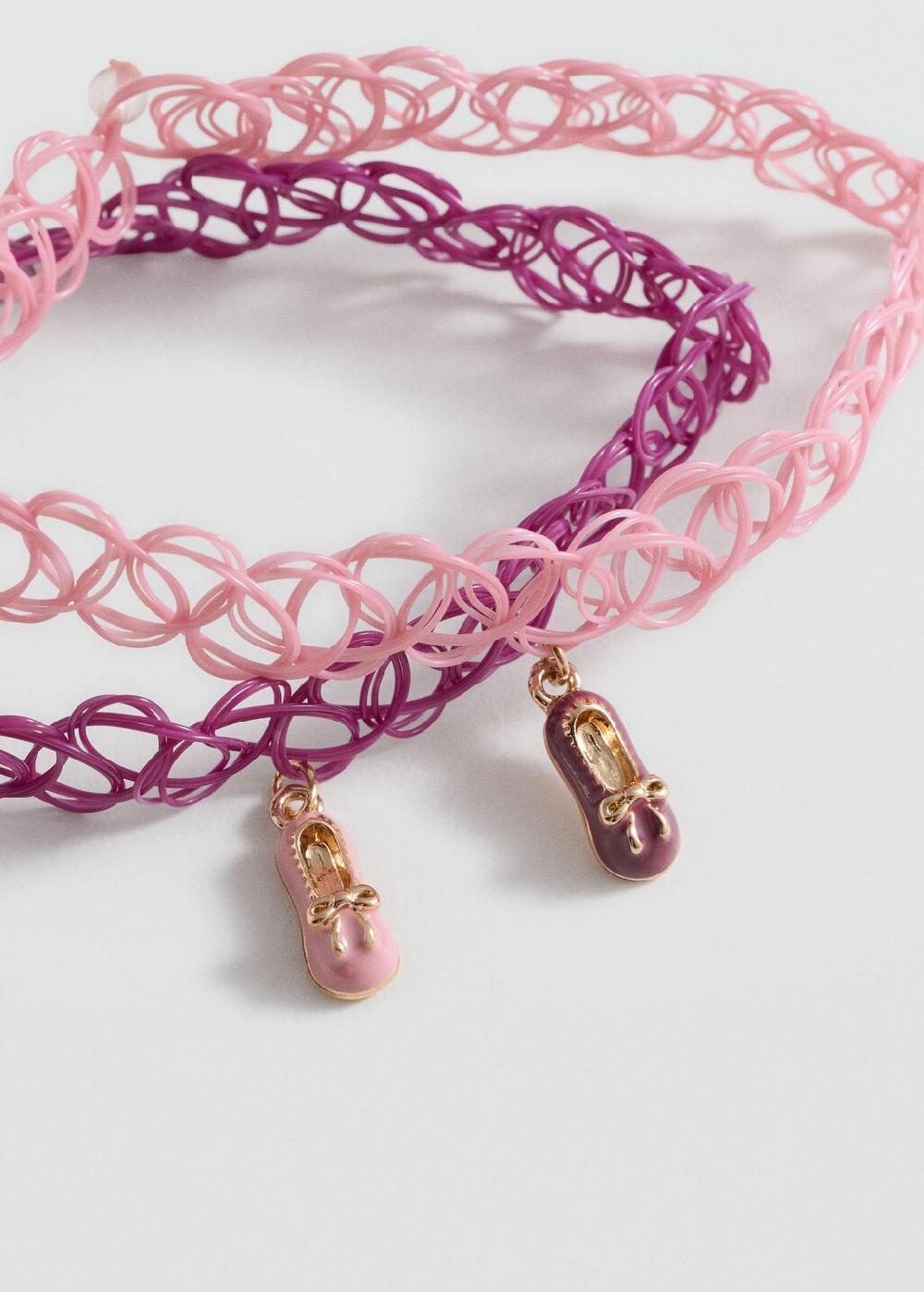 Mango Pack 2 chokers ciondolo