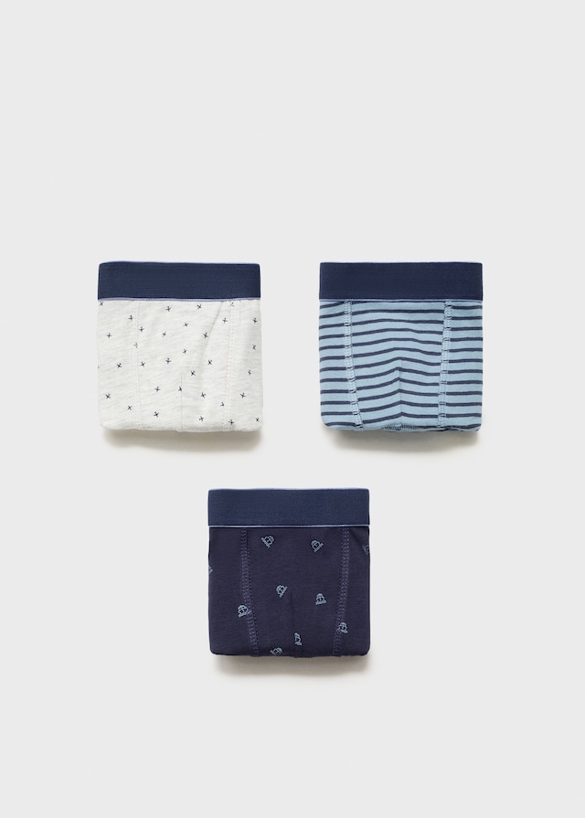 Mango Pack 3 Boxer Combinati