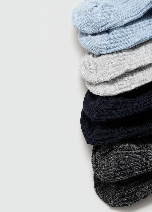 Mango Pack 4 Calzini A Coste