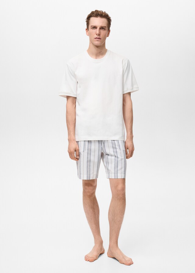 Mango Pack Pigiama 100% Cotone Corto