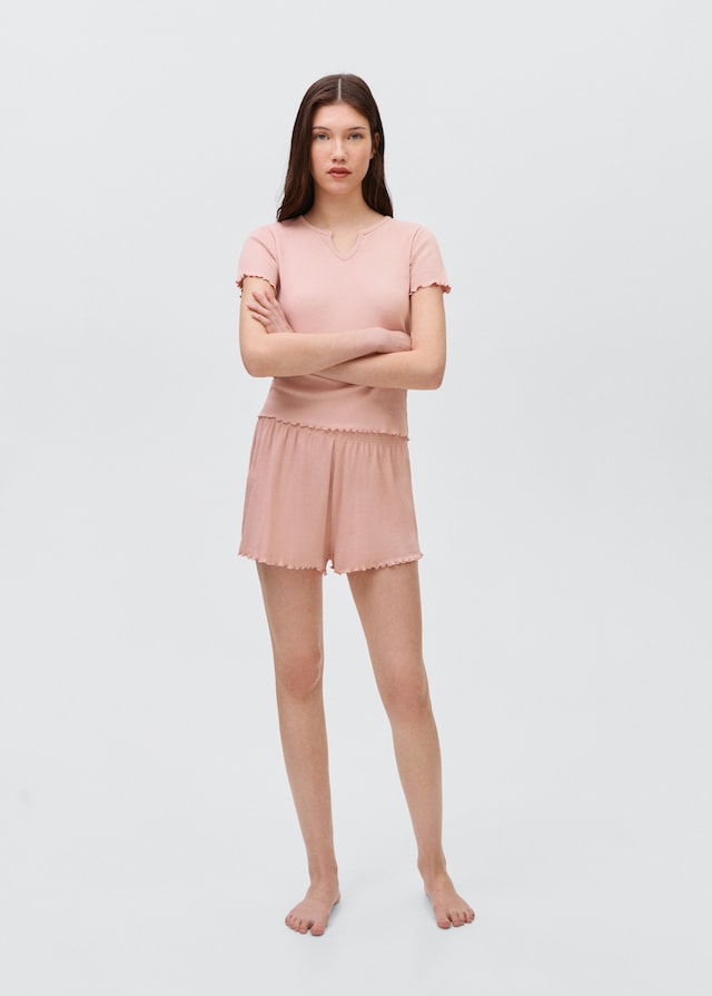 Mango Pack Pigiama Cotone Corto