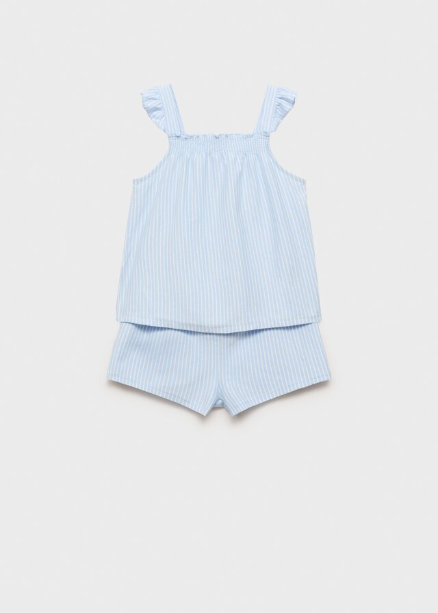 Mango Pack Pigiama Cotone Corto