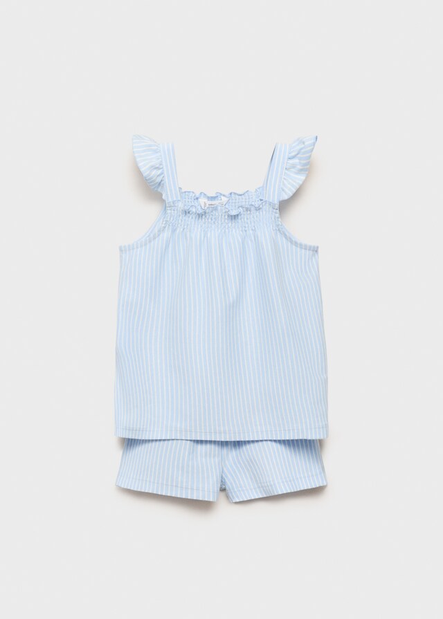Mango Pack Pigiama Cotone Righe