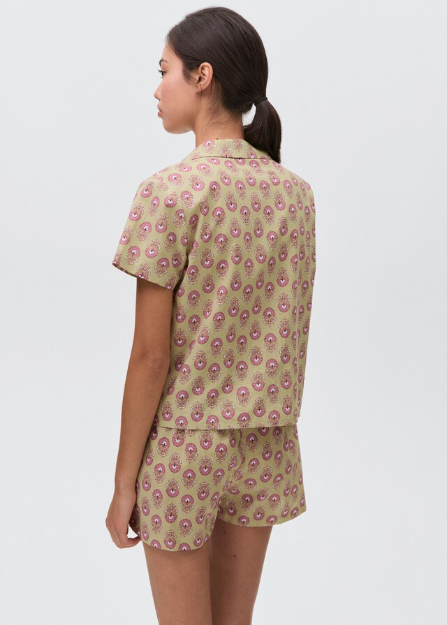 Mango Pack Pigiama Cotone Stampa