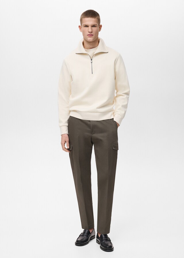 Mango Pantaloni Cargo Cotone Regular-fit