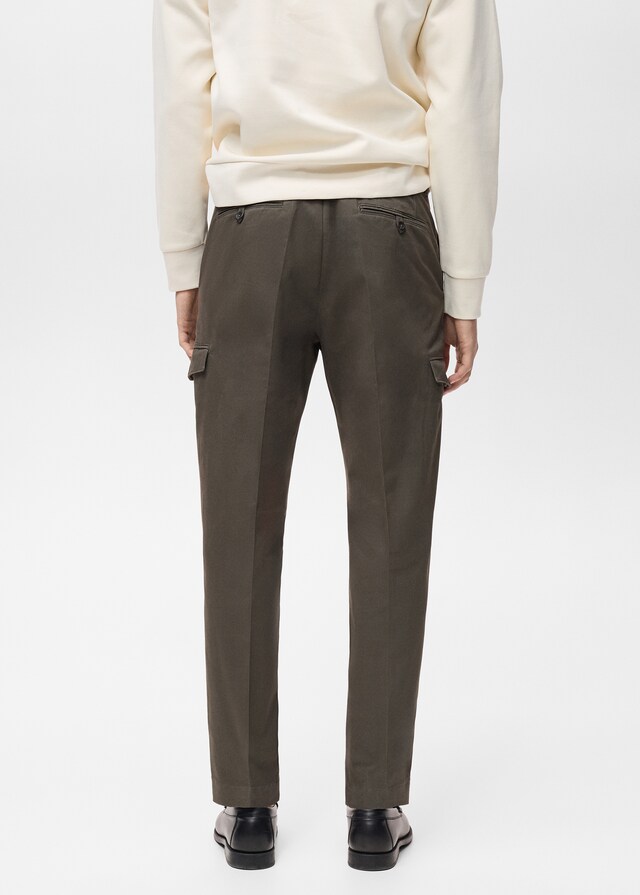 Mango Pantaloni Cargo Cotone Regular-fit