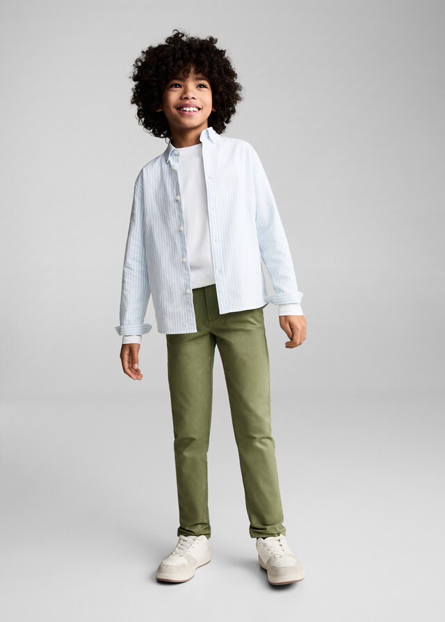 Mango Pantaloni Chino Cotone