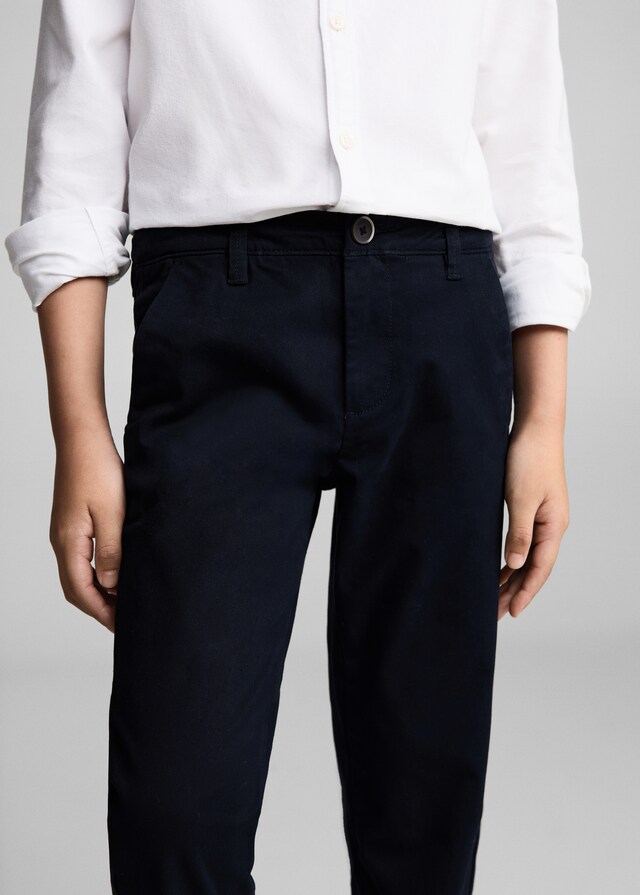 Mango Pantaloni Chino Cotone
