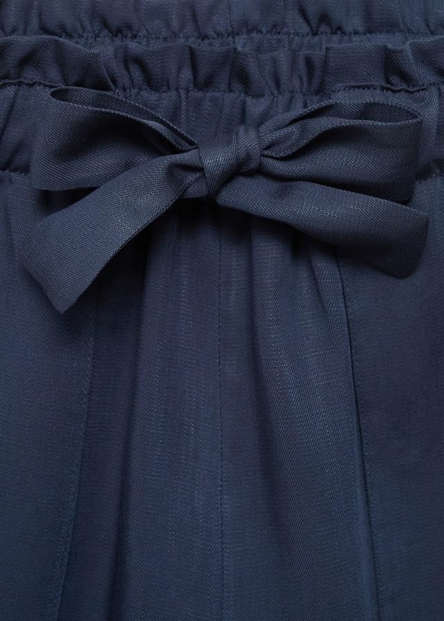 Mango Pantaloni Cintura Fiocco