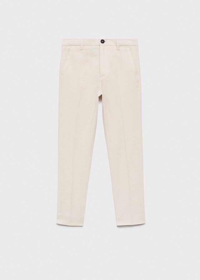 Mango Pantaloni Completo Lino