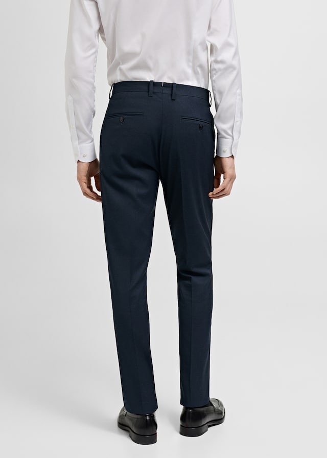 Mango Pantaloni Completo Milán Slim-fit