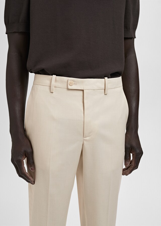 Mango Pantaloni Completo Milán Slim-fit