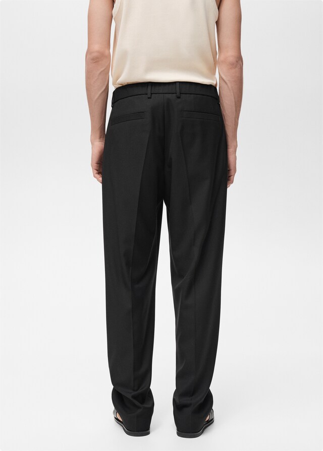 Mango Pantaloni Completo Relaxed-fit Pinces