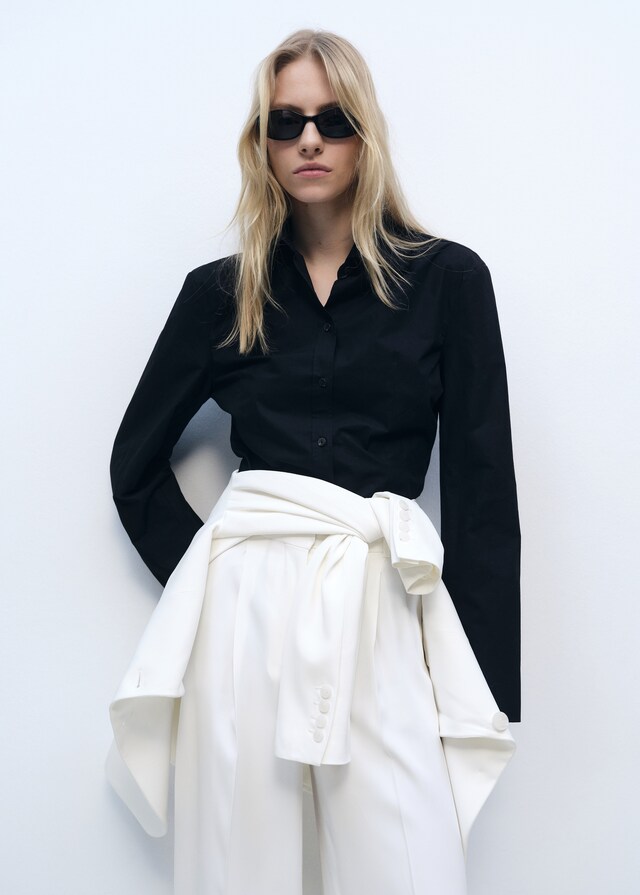 Mango Pantaloni Completo Wideleg Pinces