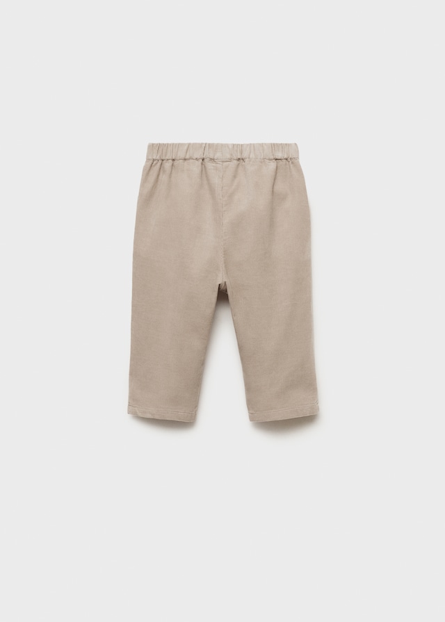 Mango Pantaloni Cotone Coste