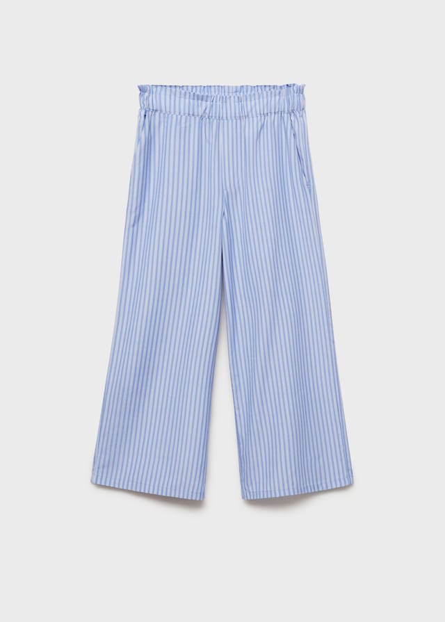 Mango Pantaloni Cotone Righe