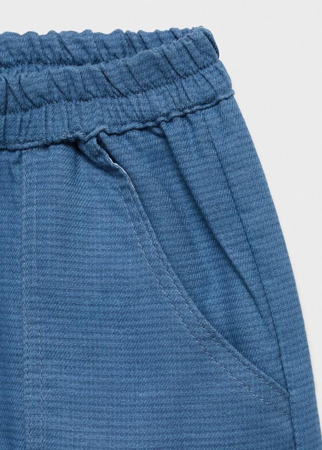 Mango Pantaloni Cotone Texture