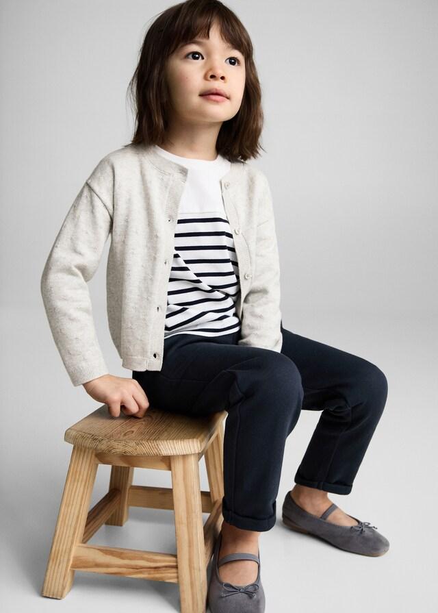 Mango Pantaloni Cotone Vita Elasticizzata