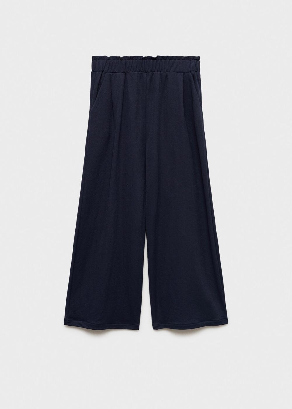 Mango Pantaloni culotte fluidi