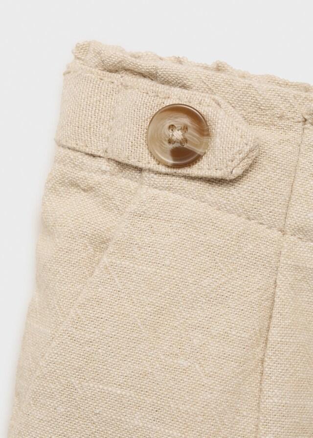 Mango Pantaloni Culotte Texture