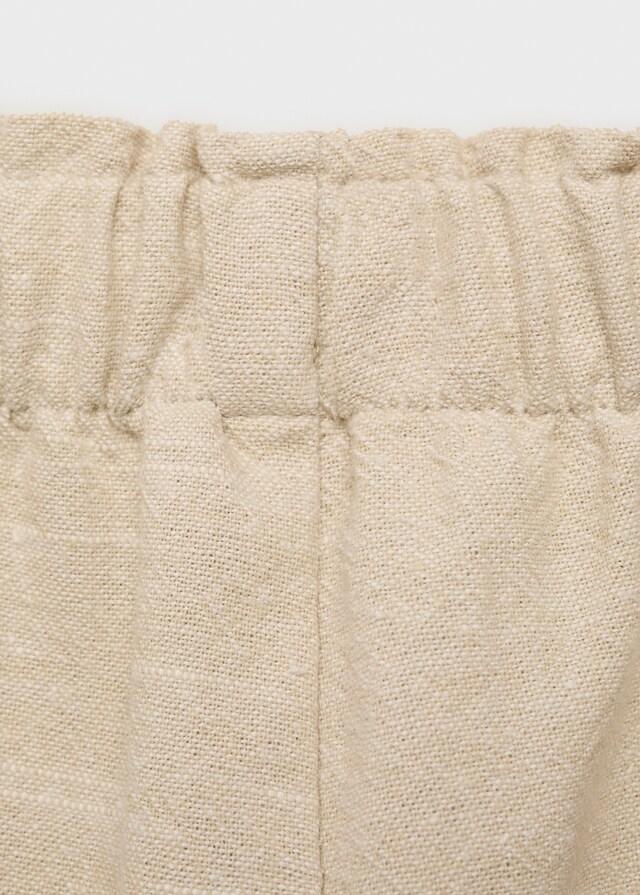 Mango Pantaloni Culotte Texture