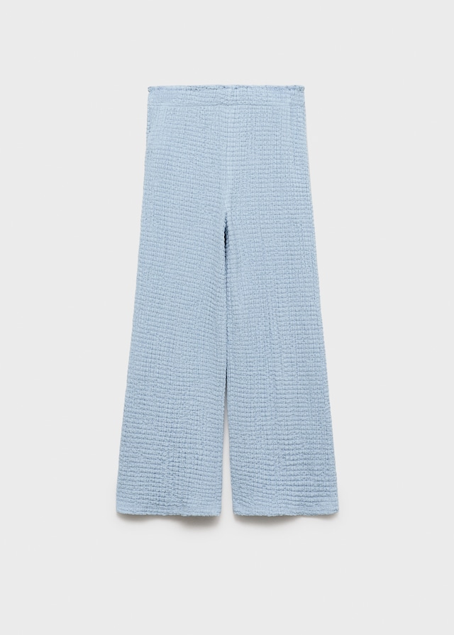 Mango Pantaloni Culotte Texture