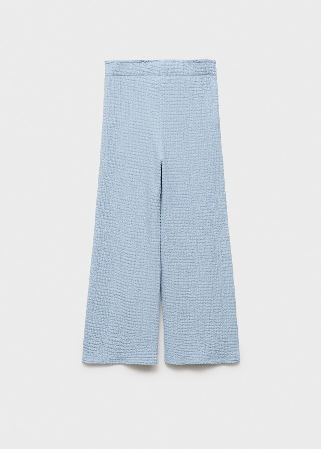 Mango Pantaloni Culotte Texture