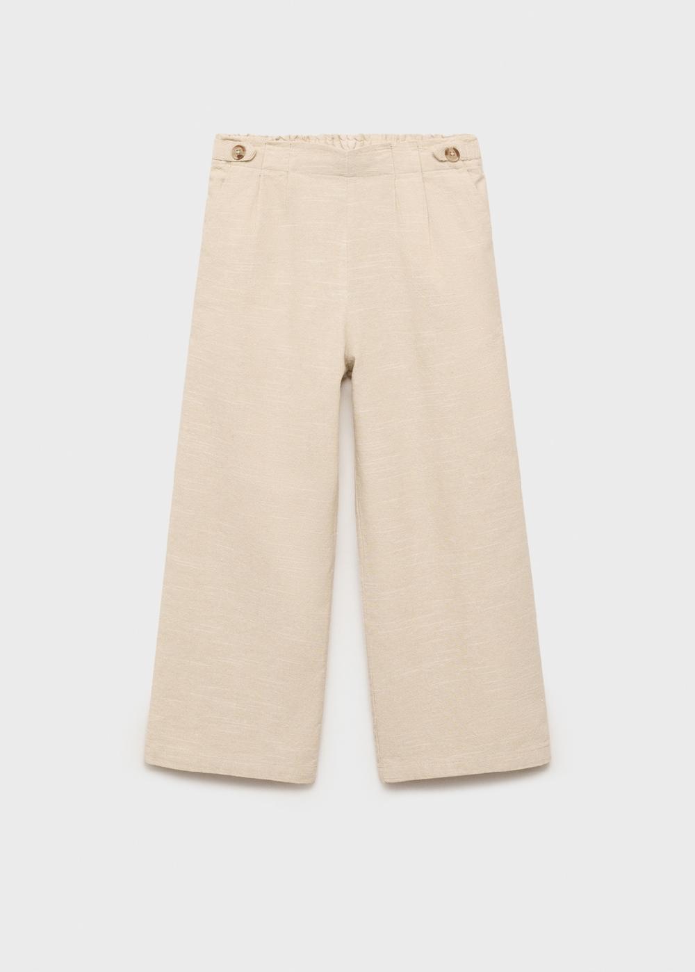 Mango Pantaloni culotte texture