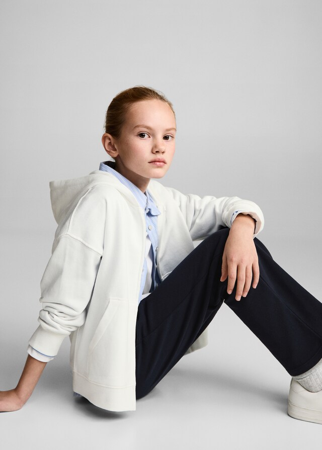 Mango Pantaloni Jogger Cotone