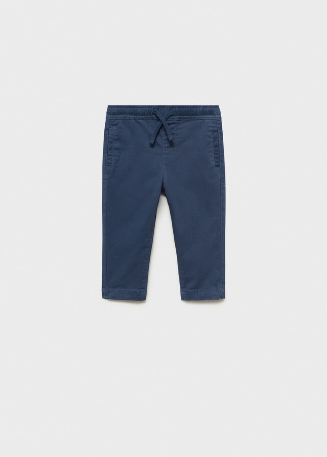 Mango Pantaloni Jogger Cotone