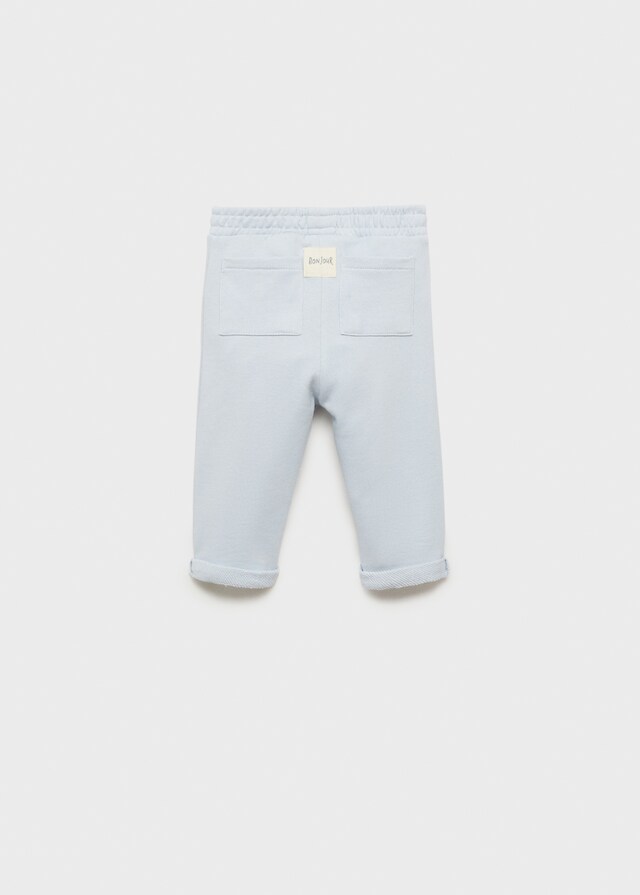Mango Pantaloni Jogger Cotone