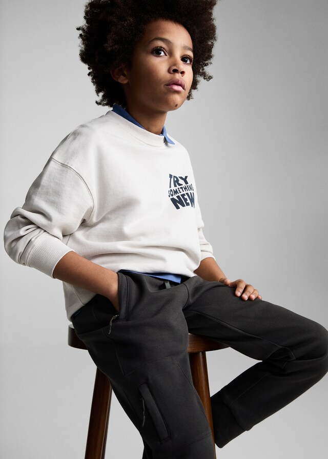 Mango Pantaloni Jogger Vita Elasticizzata