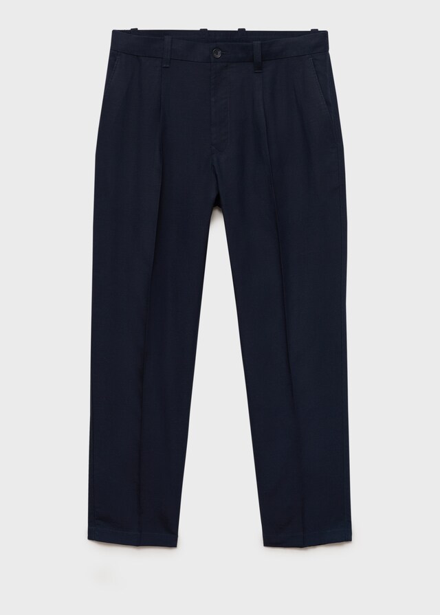 Mango Pantaloni Lino Regular-fit