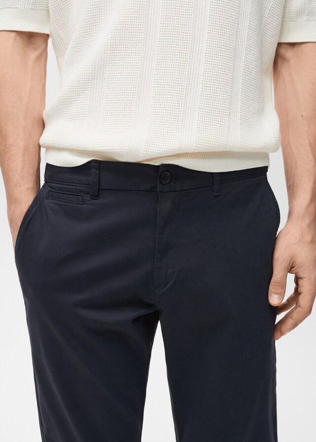 Mango Pantaloni Prato Chino Cropped Tapered