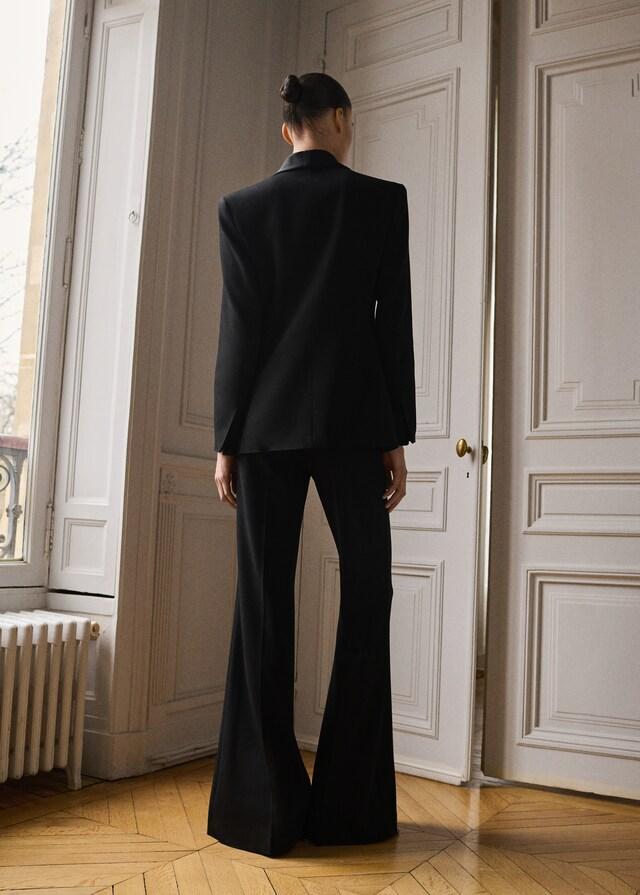 Mango Pantaloni Scampanati Vita Alta