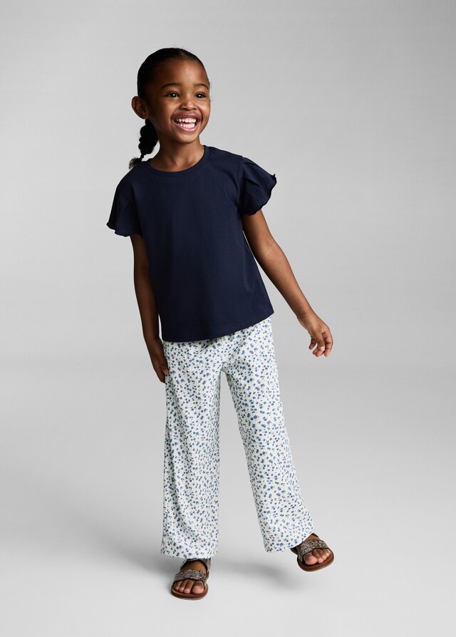 Mango Pantaloni Stampa Floreale