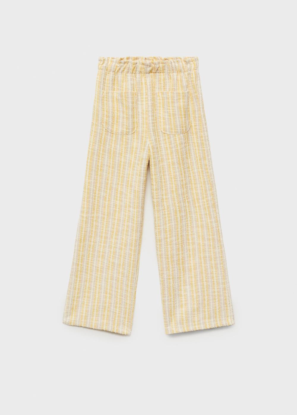 Mango Pantaloni texture righe