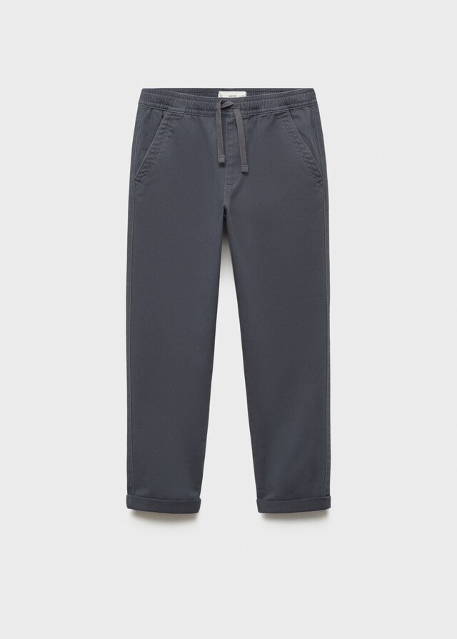 Mango Pantaloni Vita Elasticizzata