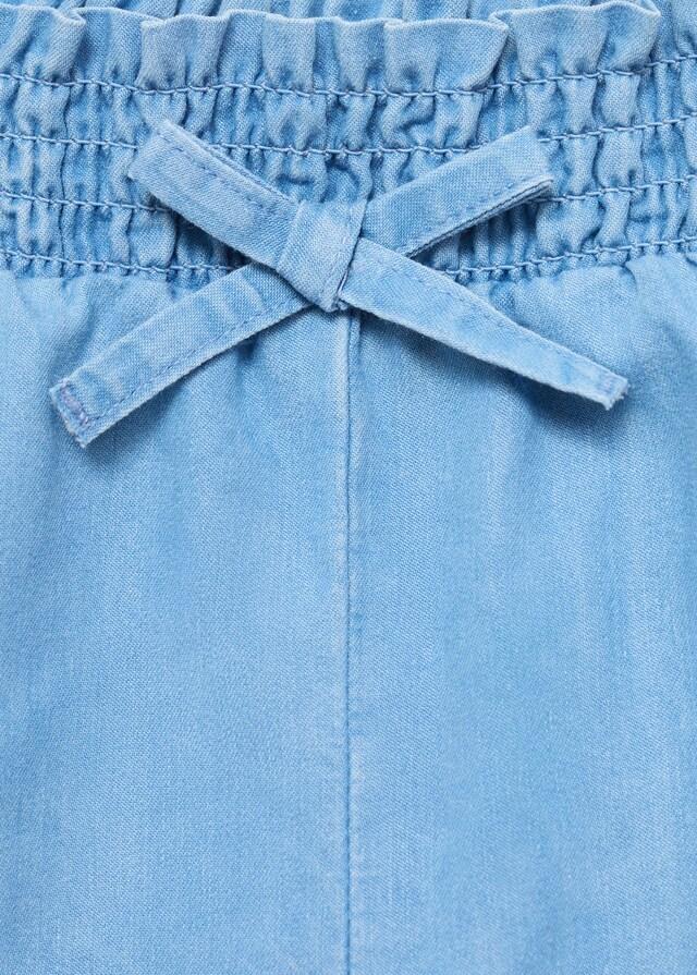 Mango Pantaloni Vita Increspata