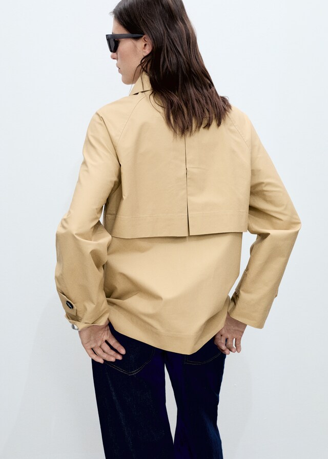 Mango Parka Cotone Bottoni