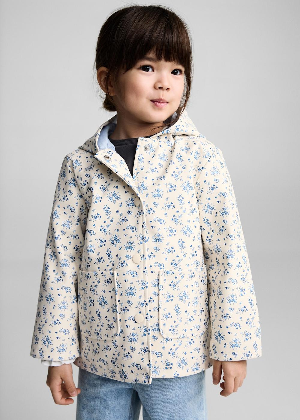 Mango Parka impermeabile cappuccio