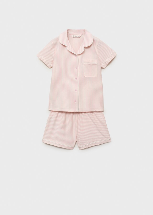 Mango Pigiama Corto Righe