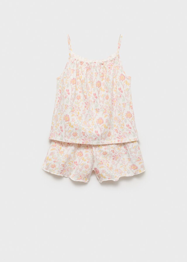 Mango Pigiama Corto Stampato