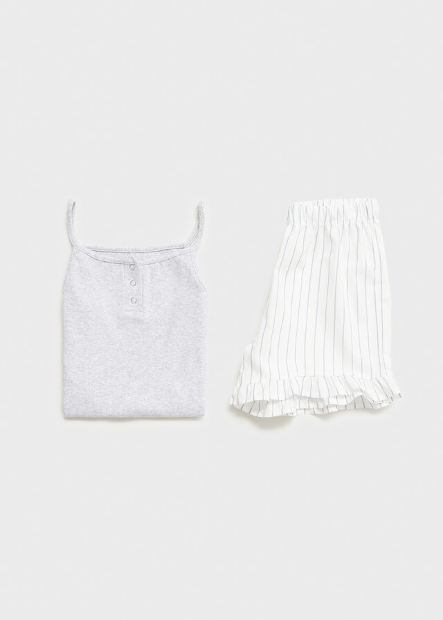 Mango Pigiama Cotone Combinato