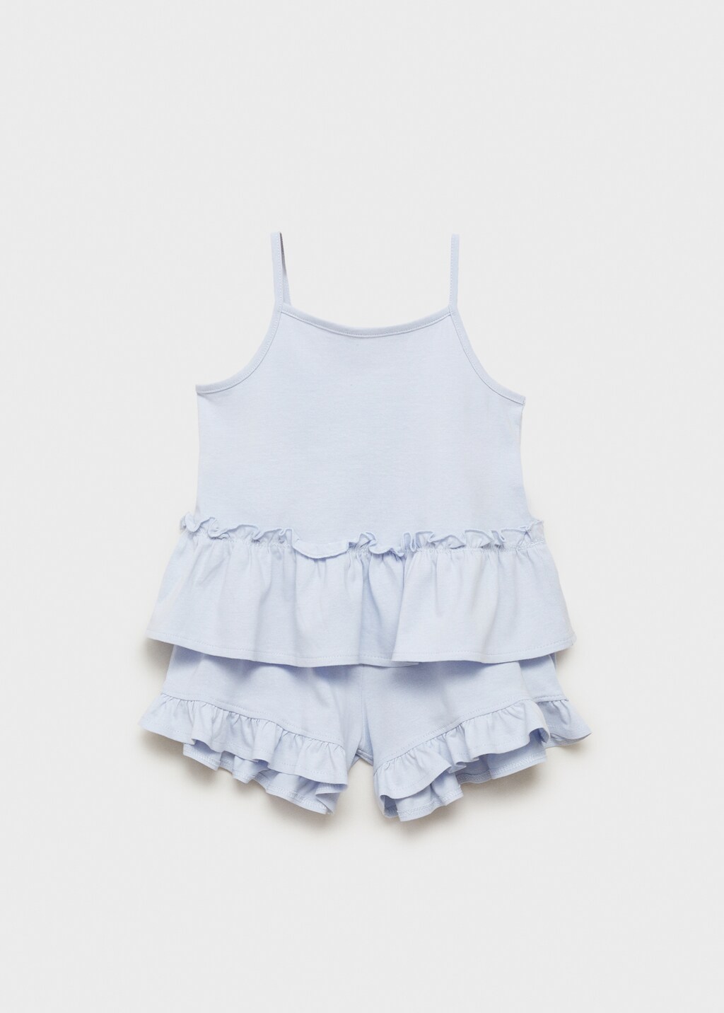 Mango Pigiama cotone volant